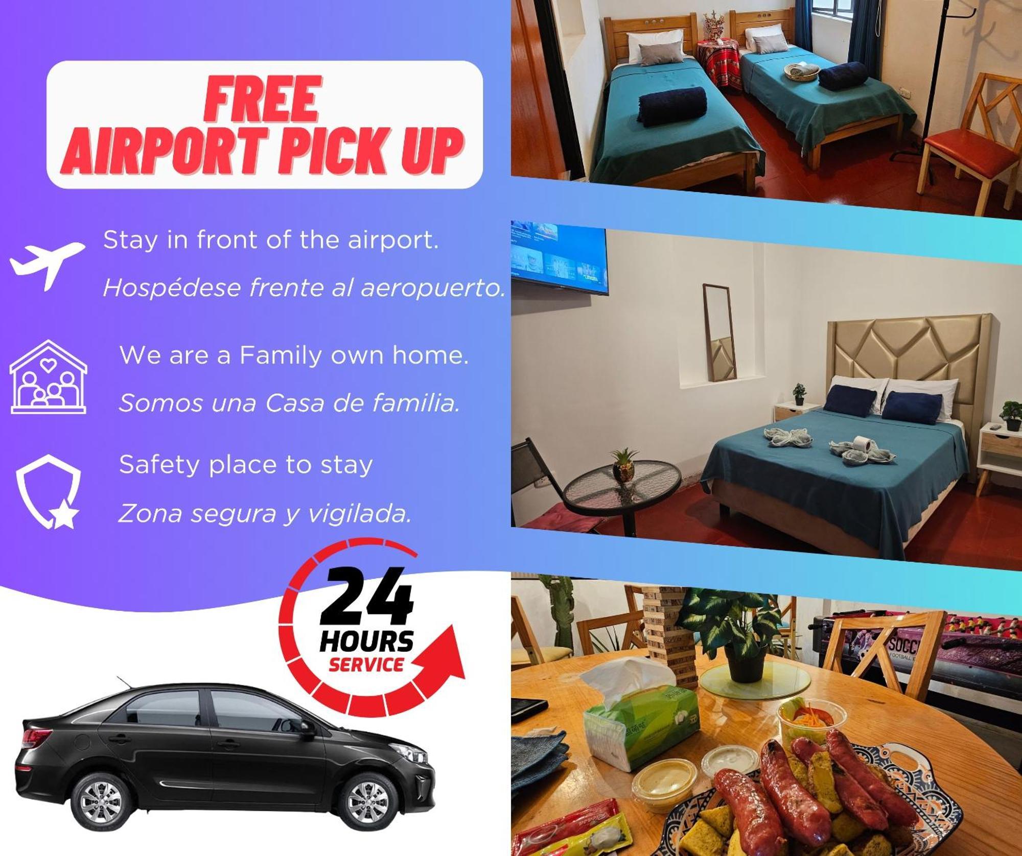 Lima Airport Hostel With Free Airport Pick Up Кальяо Экстерьер фото
