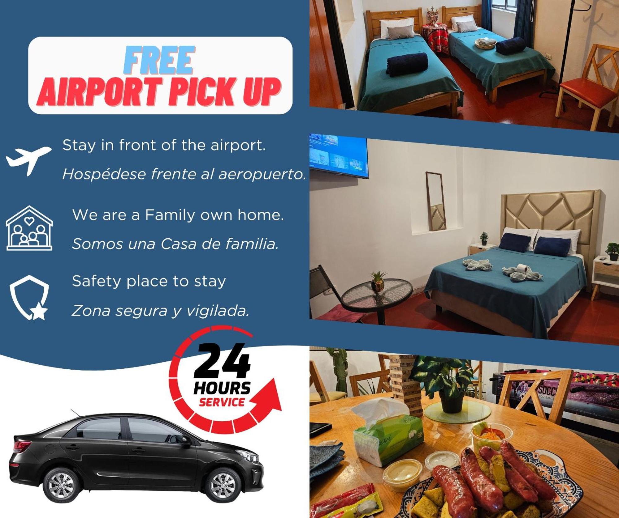 Lima Airport Hostel With Free Airport Pick Up Кальяо Экстерьер фото